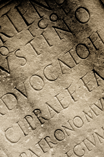 litery łacińskie tekstura - Zdjęcie, obraz