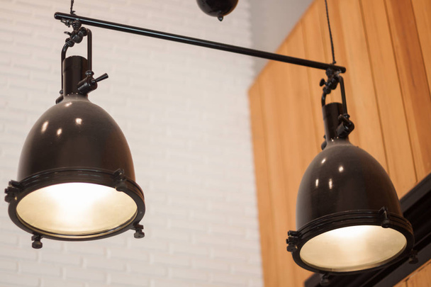 Decorative light bulbs in modern style, stock photo - Photo, Image