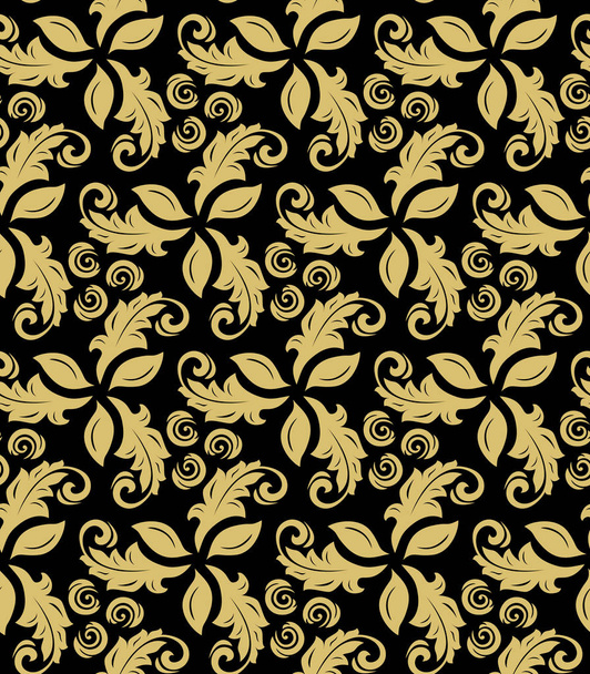 Floral Fine Seamless Vector Pattern - ベクター画像