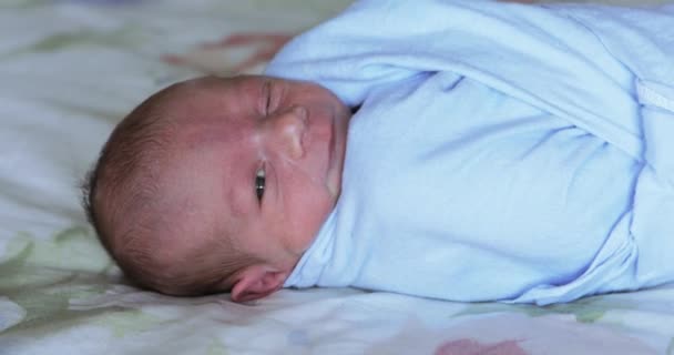 Dressing up an infant - Záběry, video