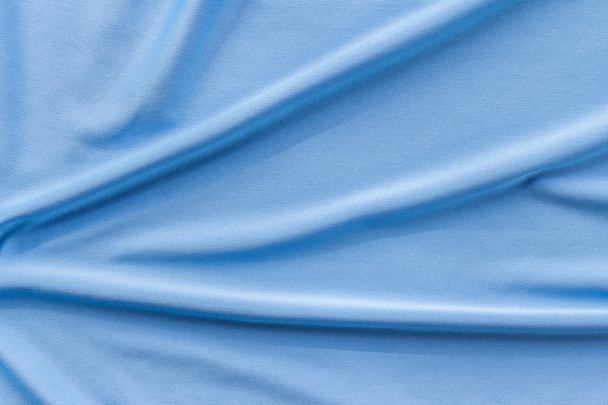 mavi kumaş dokusu ve arkaplan - Fotoğraf, Görsel
