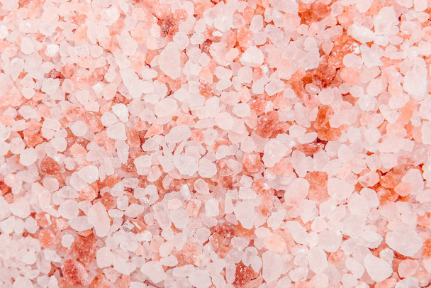 Himalayan indian Pink Salt close up background - Foto, afbeelding
