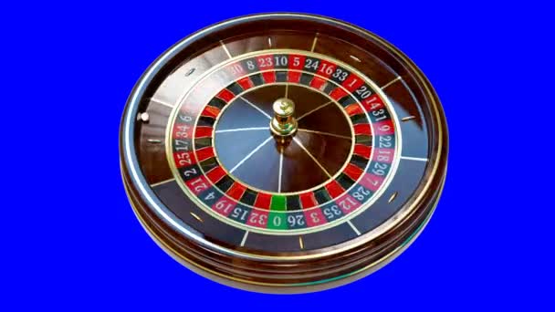 Casino roulette wheel. - Footage, Video