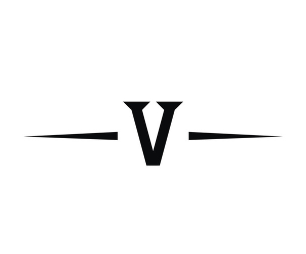 Roman numerické číslo 5 typ pět v abecedě písmeno logo mark kultovní design ilustrace pro kalendář číslo nebo jakýkoliv počet - Vektor, obrázek