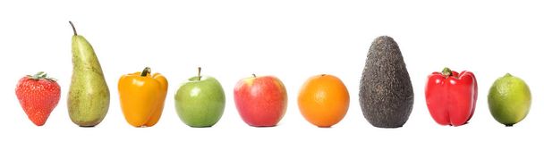 sada různých druhů zeleniny a ovoce - Fotografie, Obrázek