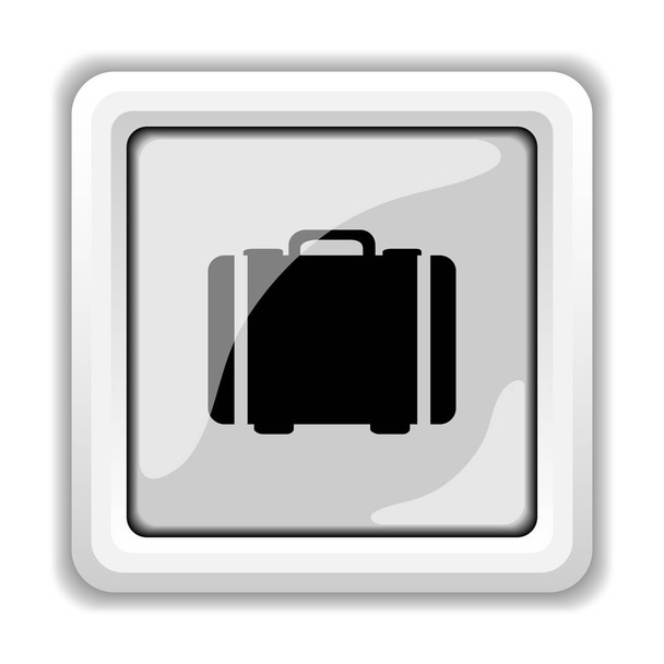 Icône de valise. Bouton Internet sur fond blanc
 - Photo, image