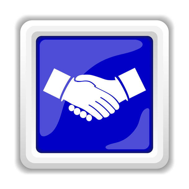 Agreement icon. Internet button on white background - Photo, Image