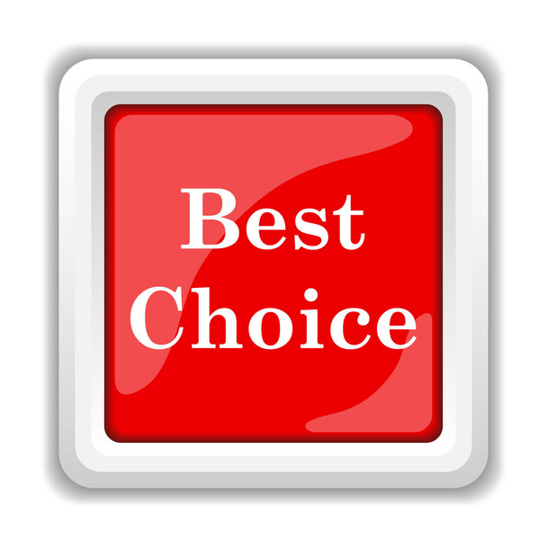 Legjobb választás ikonra. Internet gomb fehér háttér - Fotó, kép
