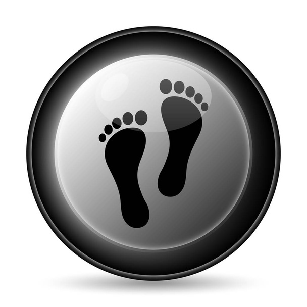 Fußabdruck-Symbol - Foto, Bild
