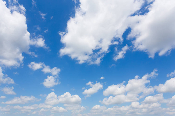 blue sky with clouds  - Foto, Imagem