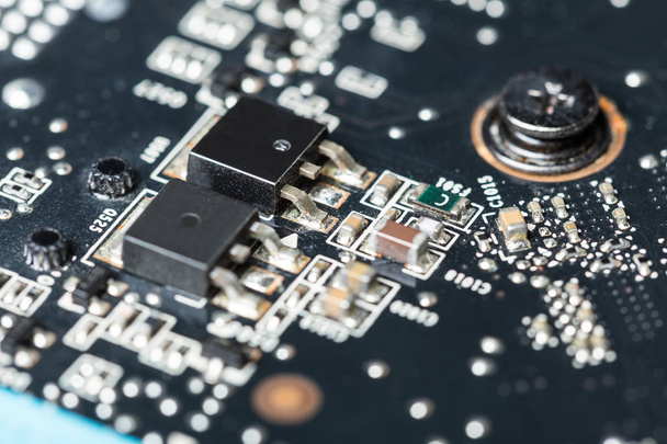 close up of circuit board as background - Valokuva, kuva