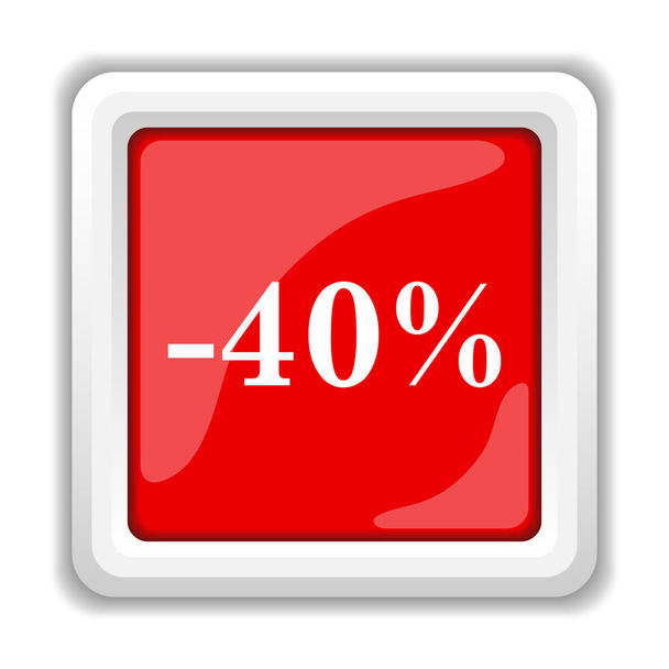 ikona 40 % slevu - Fotografie, Obrázek