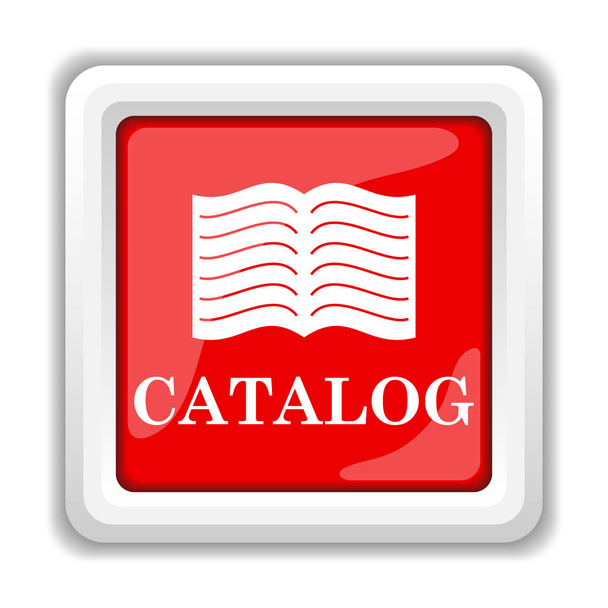 Katalogsymbol. Internet-Taste auf weißem Hintergrund - Foto, Bild
