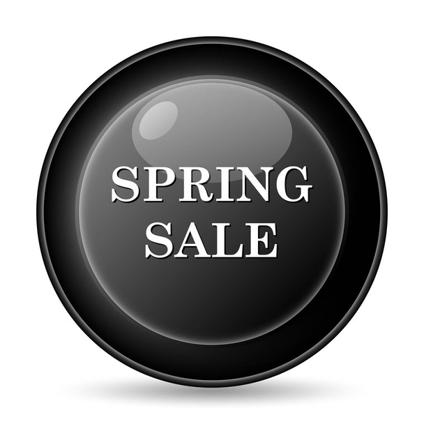 Icono de venta de primavera. Botón de Internet sobre fondo blanco
 - Foto, Imagen