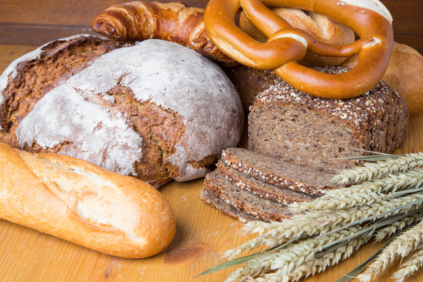 různé druhy chleba a pečiva - Fotografie, Obrázek