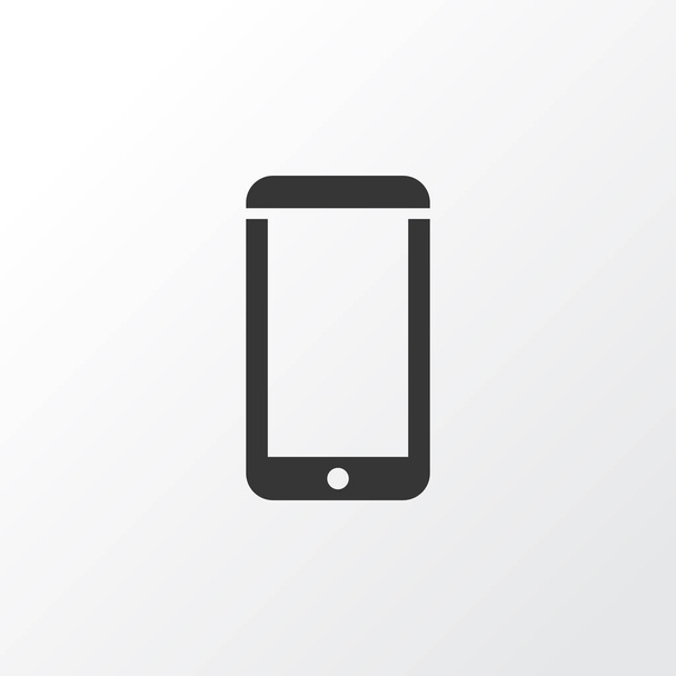 Smartphone ikon szimbólum. Prémium minőségű elszigetelt mozgatható telefon elem divatos stílusban. - Fotó, kép