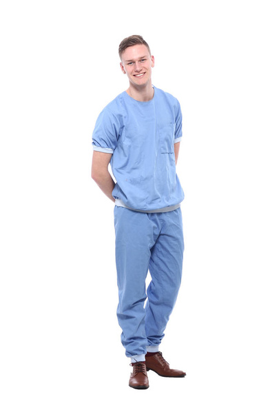 Male doctor wearing medical uniform  - Foto, Imagen