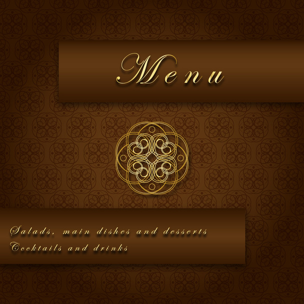 elegantie menu - Vector, afbeelding