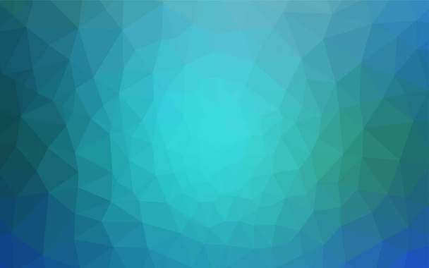 Jasnoniebieski wzór gradientowych trójkątów wektorowych. Kolorowa abstrakcyjna ilustracja z trójkątami. Zupełnie nowy szablon na twój sztandar. - Wektor, obraz