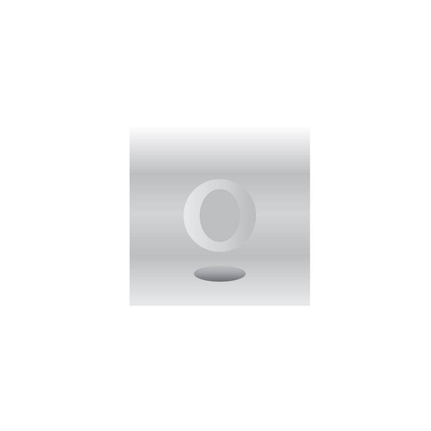 Illustration vectorielle abstraite de cercle monochrome 3-d, conception de logo, icône de ligne ronde, logo rond, élément de cercle
. - Vecteur, image
