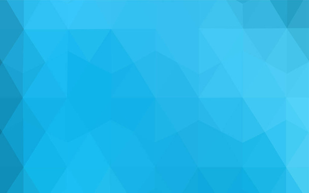 Patrón de triángulos de gradiente vectorial azul claro. Una muestra con formas poligonales. Nuevo estilo para el diseño de su negocio
. - Vector, Imagen