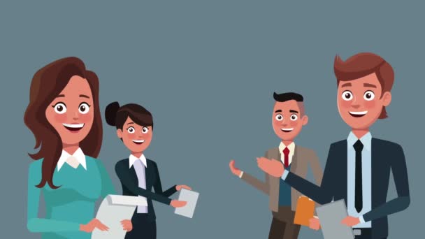 Executive business teamwerk Hd animatie - Video