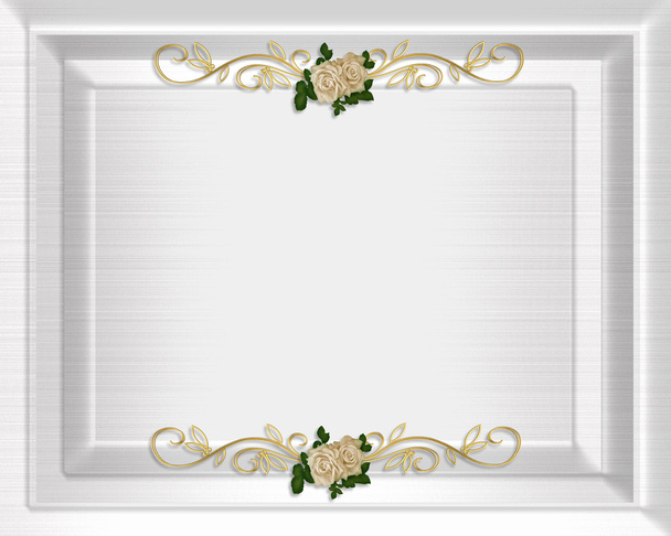 Шаблон приглашения свадебных роз
 - Фото, изображение