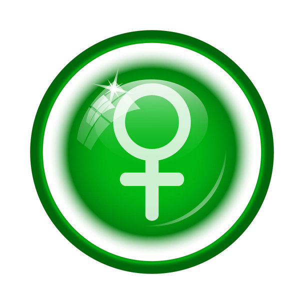 θηλυκό σύμβολο εικονίδιο - Φωτογραφία, εικόνα