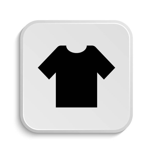 T-short icon. Internet button on white  background - Photo, Image