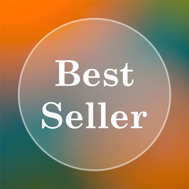 L'icona del best seller. Pulsante Internet su sfondo colorato
 - Foto, immagini