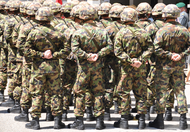 Swiss military men - Photo, Image