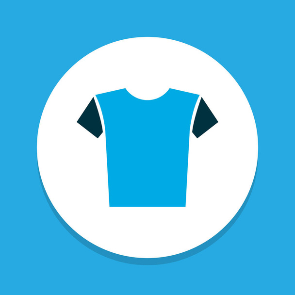 Bluzka symbol kolorowe ikony. Premium jakości na białym tle t-shirt element w modnym stylu. - Zdjęcie, obraz