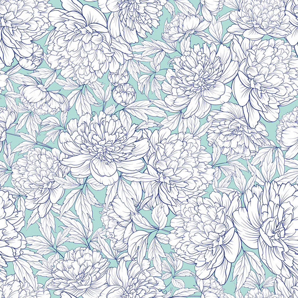 Seamless floral pattern. - Vektor, kép