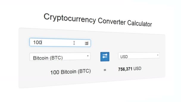 4k Bitcoin, αιθέρας, Litecoin κρυπτονόμισμα με συναλλαγματική ισοτιμία δολαρίου, μπλοκ αλυσίδα. - Πλάνα, βίντεο