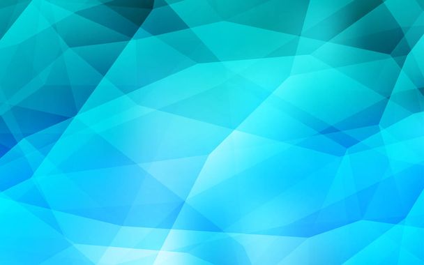 Light BLUE vector polygon abstract backdrop. Colorful illustration in abstract style with triangles. Pattern for a brand book's backdrop. - Vector, Image