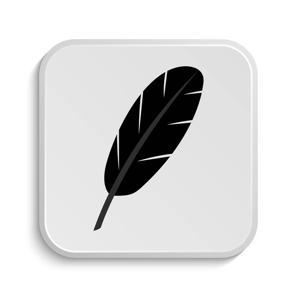 Feather icon - Foto, Imagen
