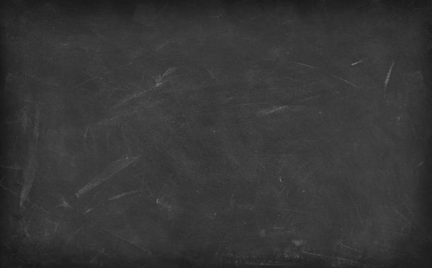 Chalk rubbed out on blackboard background - Photo, Image
