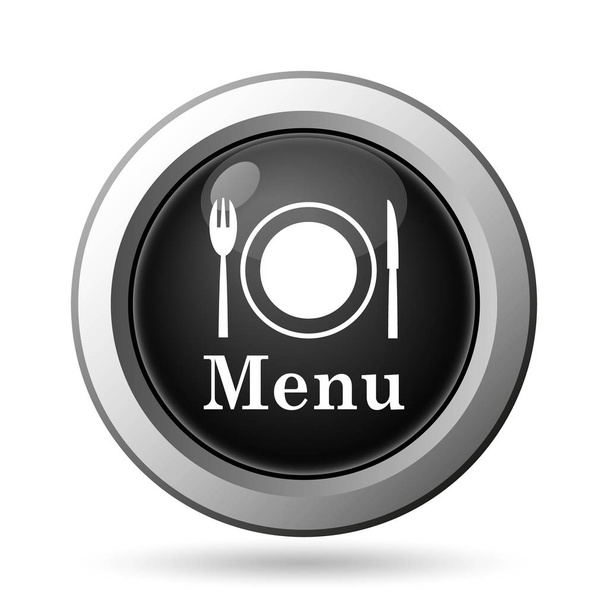 Menu icon. Internet button on white background - Photo, Image