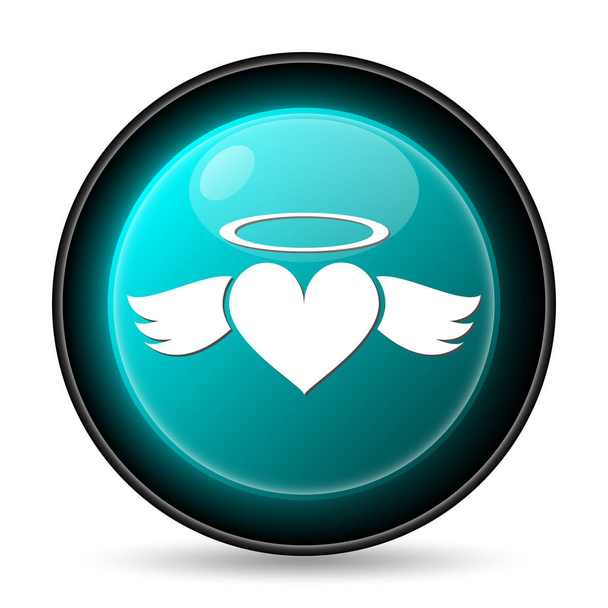 ícone de anjo coração
 - Foto, Imagem