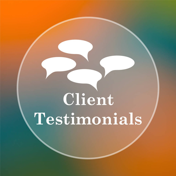 Client testimonials icon - Photo, Image