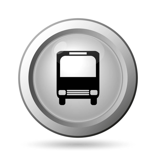 Bussikuvake. Internet-painike valkoisella taustalla
 - Valokuva, kuva