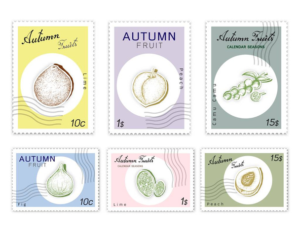 Postage stamps Free Stock Vectors