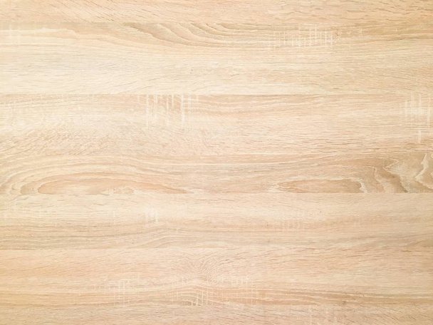 texture de fond en bois, chêne rustique légèrement altéré. peinture vernis en bois décoloré montrant la texture du grain de bois. planches lavées en bois dur fond motif table vue dessus
. - Photo, image