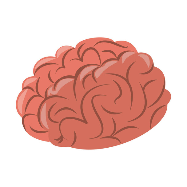 人間の脳の漫画 - ベクター画像
