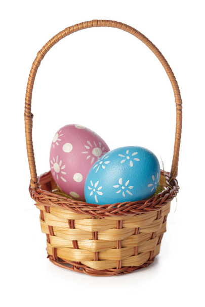 Easter eggs isolated on white background - Foto, Imagem