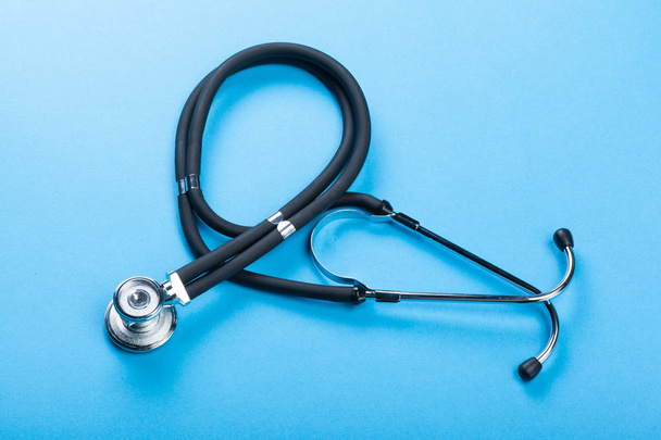 stethoscope on a table close up - Photo, Image