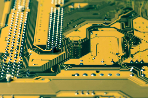 close up of circuit board as background - Zdjęcie, obraz