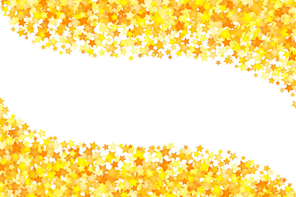 Vector yellow stars background element in flat style - Vektör, Görsel