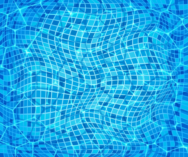 Чистая голубая вода в бассейне. Фон, векторная иллюстрация
 - Вектор,изображение