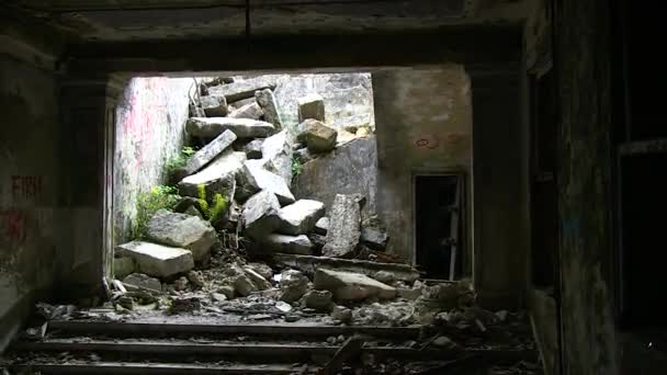 Ερείπια της πέτρινη σκάλα - Πλάνα, βίντεο